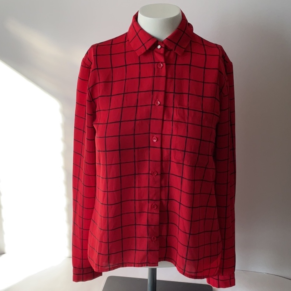 Dex Checkered Blouse - Picture 2 of 9